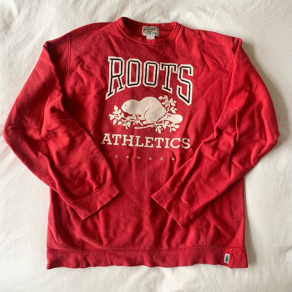 Vintage Roots Men's Athletic Red Crewneck Sweater M